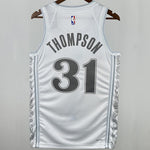 Camiseta NBA Dallas Mavericks – THOMPSON #31 – blanca · 2025 - vista 2