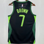 Camiseta NBA Boston Celtics – BROWN #7 – City Edition · negra · 2025 - vista 2