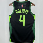 Camiseta NBA Boston Celtics – HOLIDAY #4 – City Edition · negra · 2025 - vista 2