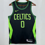 Camiseta NBA Boston Celtics – TATUM #0 – City Edition · negra · 2025 - vista 1