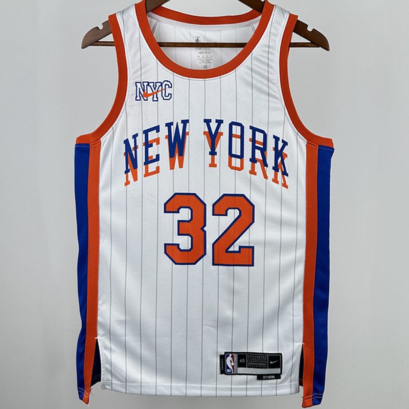 Camiseta NBA New York Knicks – TOWNS #32 – City Edition · blanca · 2025 - vista 1
