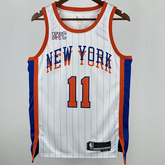Camiseta NBA New York Knicks – BRUNSON #11 – City Edition · blanca · 2025 - vista 1