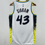 Camiseta NBA Indiana Pacers – SIAKAM #43 – City Edition · blanca · 2025 - vista 2