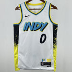 Camiseta NBA Indiana Pacers – HALIBURTON #0 – City Edition · blanca · 2025 - vista 1