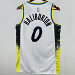 Camiseta NBA Indiana Pacers – HALIBURTON #0 – City Edition · blanca · 2025 - vista 2