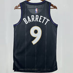 Camiseta NBA Minnesota Timberwolves – BARRETT #9 – negra · 2025 - vista 2