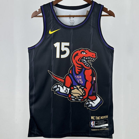 Camiseta NBA Minnesota Timberwolves – CARTER #15 – negra · 2025 - vista 1
