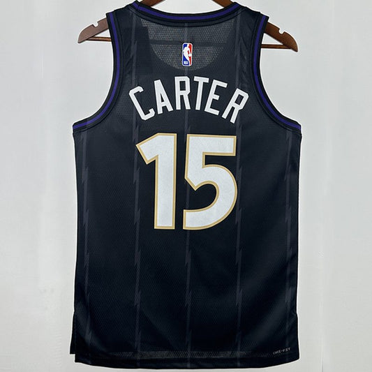 Camiseta NBA Minnesota Timberwolves – CARTER #15 – negra · 2025 - vista 2