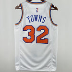 Camiseta NBA New York Knicks – TOWNS #32 – City Edition · blanca · 2025 - vista 2