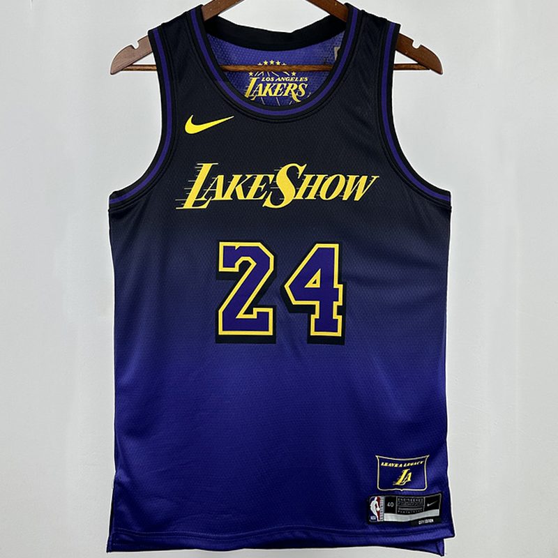 Camiseta NBA Los Angeles Lakers – BRYANT #24 – City Edition · 2025 - vista 1
