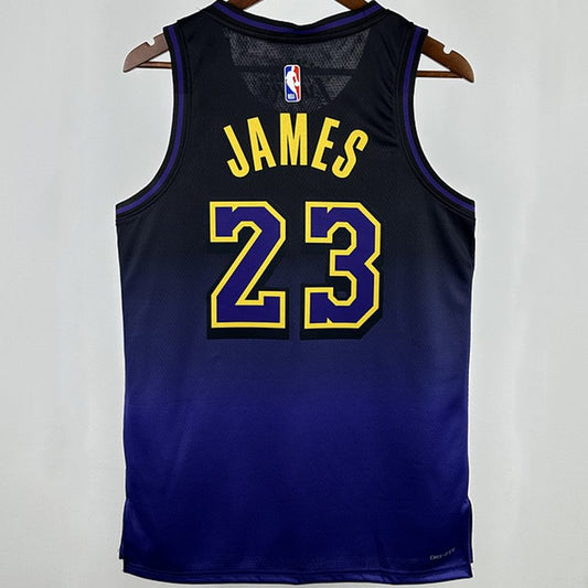 Camiseta NBA Los Angeles Lakers – JAMES #23 – City Edition · 2025 - vista 2