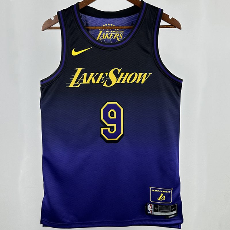 Camiseta NBA Los Angeles Lakers – JR. #9 – City Edition · 2025 - vista 1