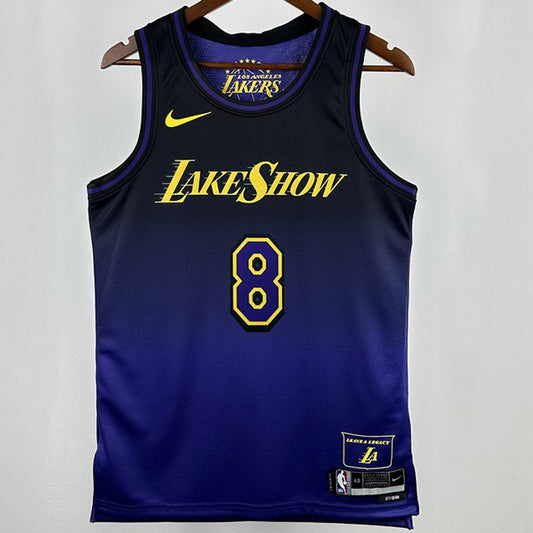 Camiseta NBA Los Angeles Lakers – BRYANT #8 – City Edition · 2025 - vista 1