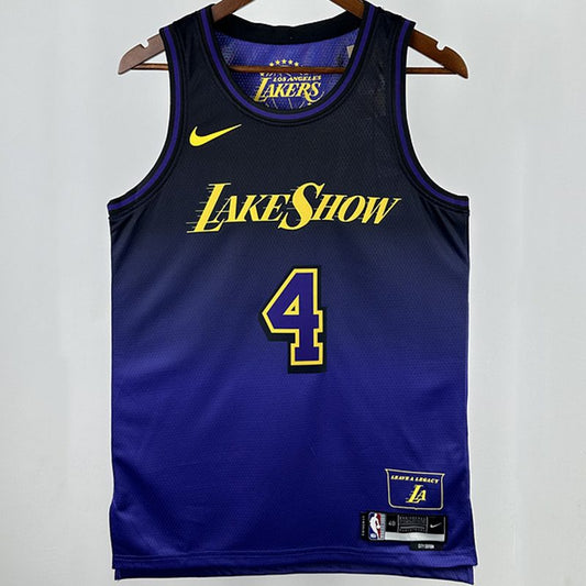 Camiseta NBA Los Angeles Lakers – KNECHT #4 – City Edition · 2025 - vista 1