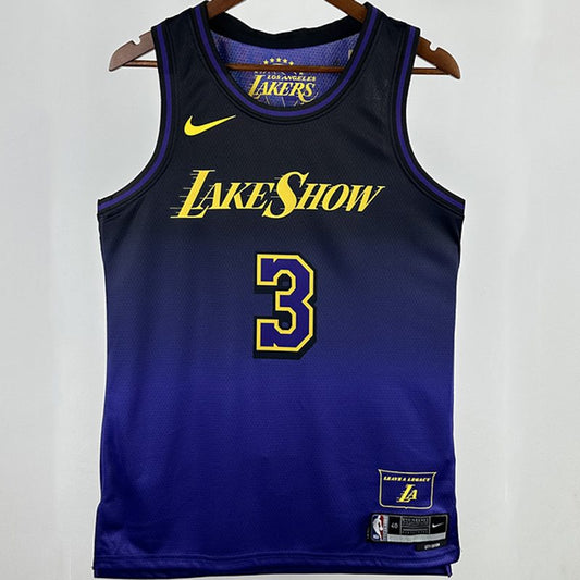 Camiseta NBA Los Angeles Lakers – DAVIS #3 – City Edition · 2025 - vista 1