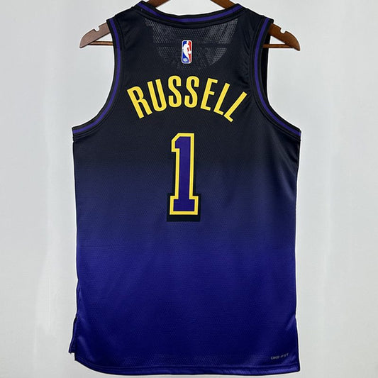 Camiseta NBA Los Angeles Lakers – RUSSELL #1 – City Edition · 2025 - vista 2