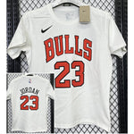 Camiseta casual NBA Chicago Bulls – JORDAN #23 – blanca · 2025 - vista 1
