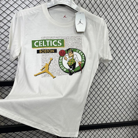 Camiseta casual NBA Boston Celtics – blanca · 2025 - vista 2