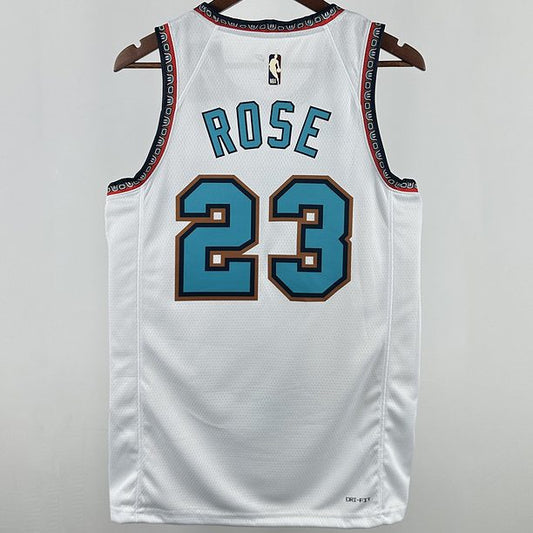 Camiseta NBA Memphis Grizzlies – ROSE #23 – blanca · 2025 - vista 2