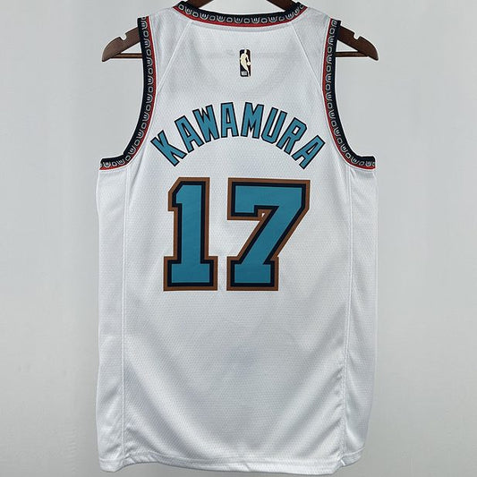 Camiseta NBA retro Memphis Grizzlies – MORANT #17 – Retro · blanca · 2025 - vista 2