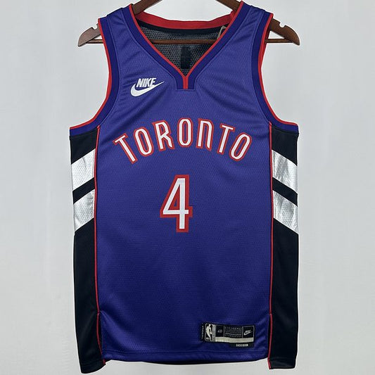 Camiseta NBA retro Toronto Raptors – BARNES #4 – Retro · morada - vista 1