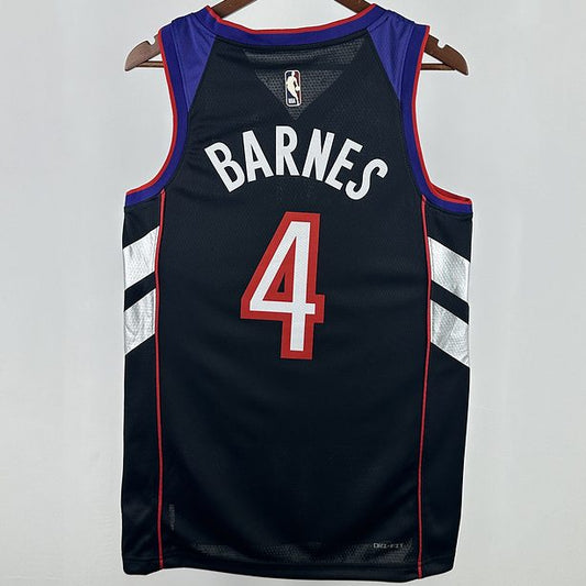 Camiseta NBA retro Toronto Raptors – BARNES #4 – Retro · morada - vista 2
