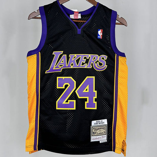 Camiseta NBA Los Angeles Lakers – BRYANT #24 – negra · 2009/10 - vista 1