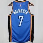 Camiseta NBA Oklahoma City Thunder – HOLMGREN #7 – negra · 2024 - vista 2