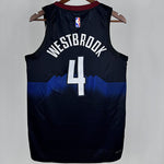 Camiseta NBA Denver Nuggets – WESTBROOK #4 – City Edition · negra · 2024 - vista 2