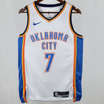 Camiseta NBA Oklahoma City Thunder – HOLMGREN #7 – blanca · 2024 - vista 1
