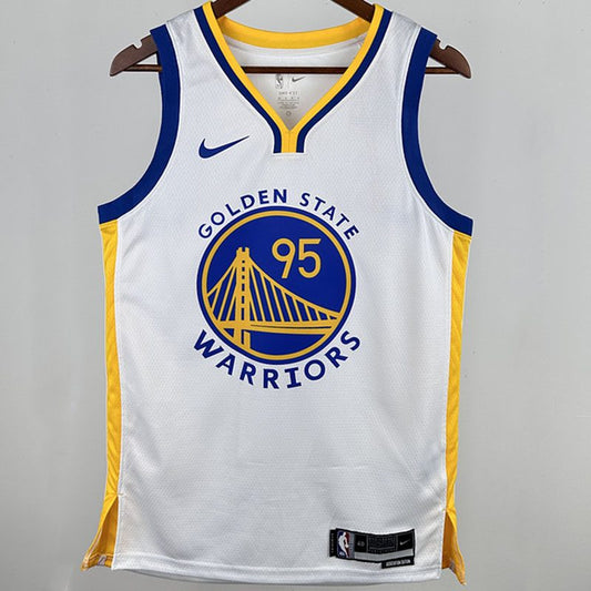 Camiseta NBA Golden State Warriors – ANDERSON #95 – blanca · 2024 - vista 1