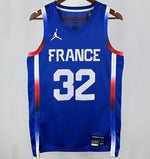Camiseta NBA Selecciones y Juegos Olímpicos – WEMBANYAMA #32 – azul zafiro · 2024 - vista 1