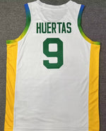 Camiseta NBA Selecciones y Juegos Olímpicos – HUERTAS #9 – blanca · 2024 - vista 2