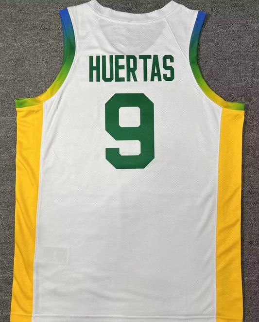 Camiseta NBA Selecciones y Juegos Olímpicos – HUERTAS #9 – blanca · 2024 - vista 2