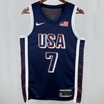 Camiseta NBA Selecciones y Juegos Olímpicos – DURANT #7 – azul zafiro · 2025 - vista 1