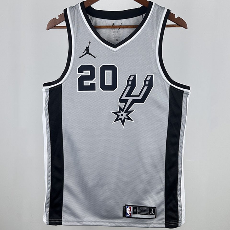 Camiseta NBA San Antonio Spurs – GINOBILI #20 – gris · 2021 - vista 1