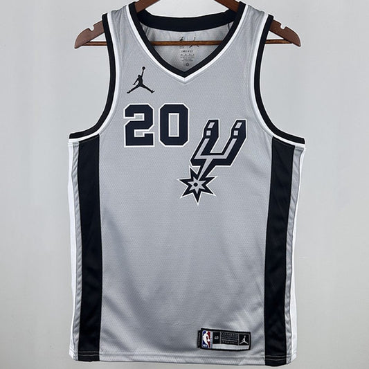 Camiseta NBA San Antonio Spurs – GINOBILI #20 – gris · 2021 - vista 1