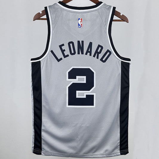 Camiseta NBA San Antonio Spurs – LEONARD #2 – gris · 2021 - vista 2