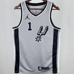 Camiseta NBA San Antonio Spurs – WEMBANYAMA #1 – gris · 2021 - vista 1
