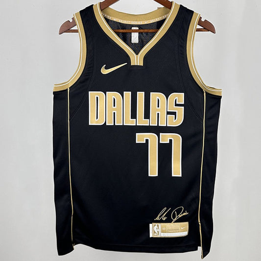 Camiseta NBA Dallas Mavericks – D #77 – Honor Edition · negra · 2025 - vista 1