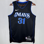 Camiseta NBA Dallas Mavericks – THOMPSON #31 – City Edition · negra · 2025 - vista 1