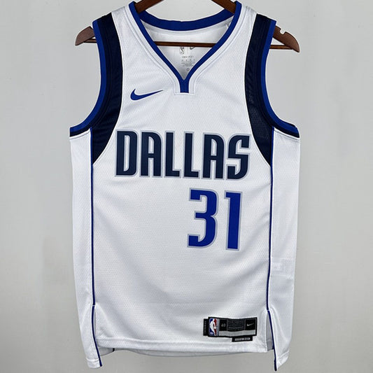 Camiseta NBA Dallas Mavericks – THOMPSON #31 – blanca · 2025 - vista 1