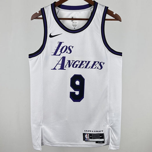 Camiseta NBA Los Angeles Lakers – JR. #9 – City Edition · blanca · 2025 - vista 1