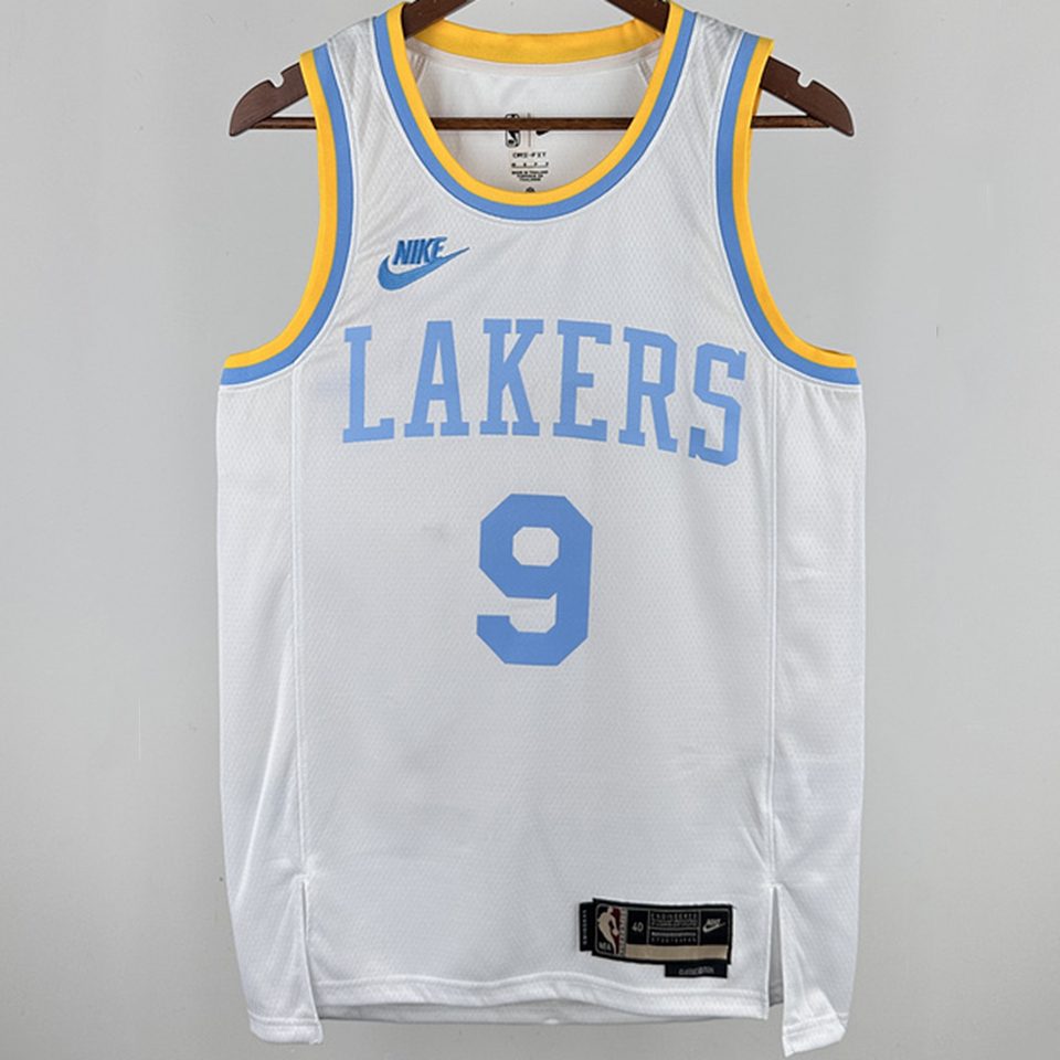 Camiseta NBA retro Los Angeles Lakers – JR. #9 – Retro · blanca · 2025 - vista 1