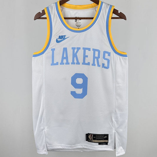 Camiseta NBA retro Los Angeles Lakers – JR. #9 – Retro · blanca · 2025 - vista 1