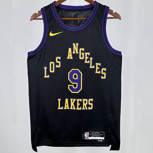 Camiseta NBA Los Angeles Lakers – JR. #9 – City Edition · negra · 2025 - vista 1