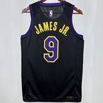 Camiseta NBA Los Angeles Lakers – JR. #9 – City Edition · negra · 2025 - vista 2