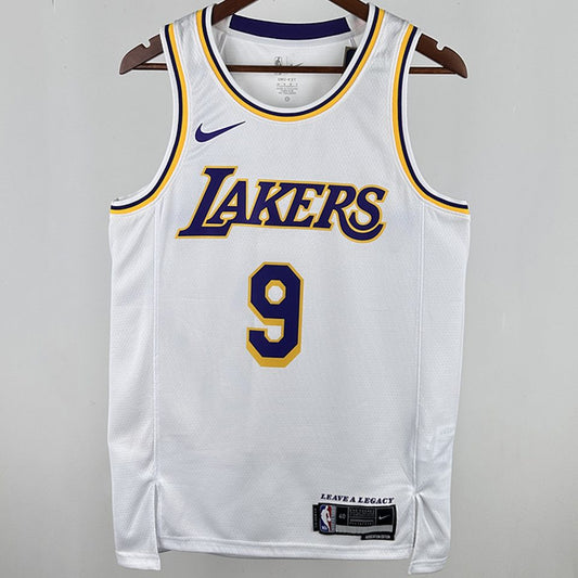 Camiseta NBA Los Angeles Lakers – JR. #9 – blanca · 2025 - vista 1