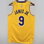Camiseta NBA Los Angeles Lakers – JR. #9 – amarilla · 2025 - vista 2