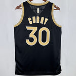 Camiseta NBA Golden State Warriors – CURRY #30 – City Edition · negra · 2025 - vista 2